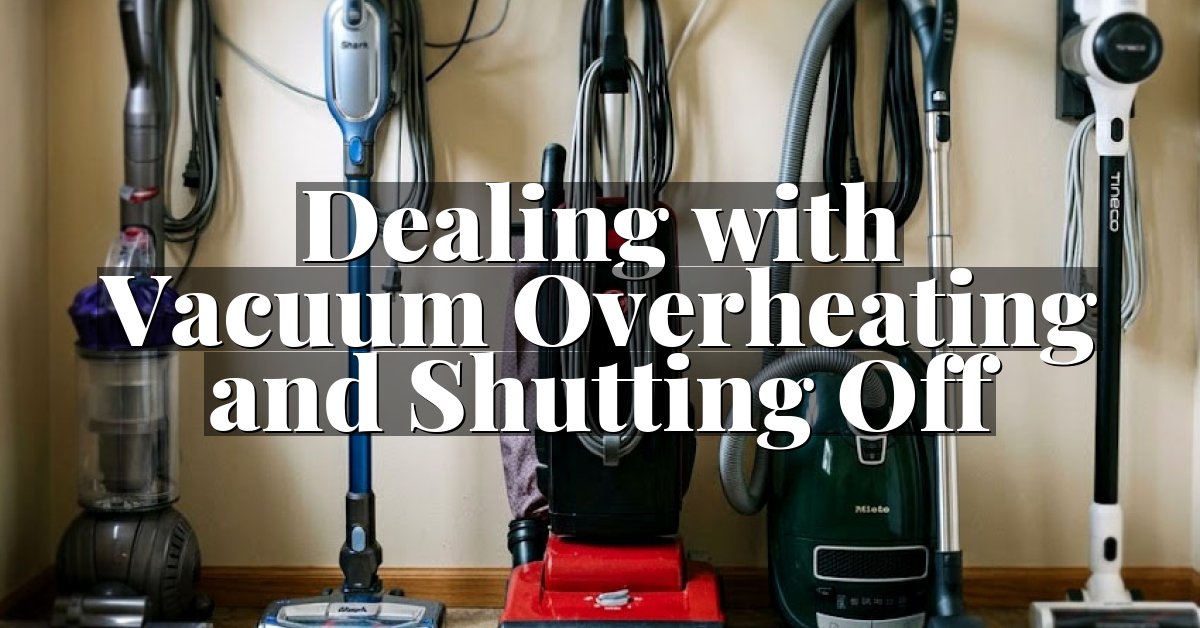 Dealing with Vacuum Overheating and Shutting Off