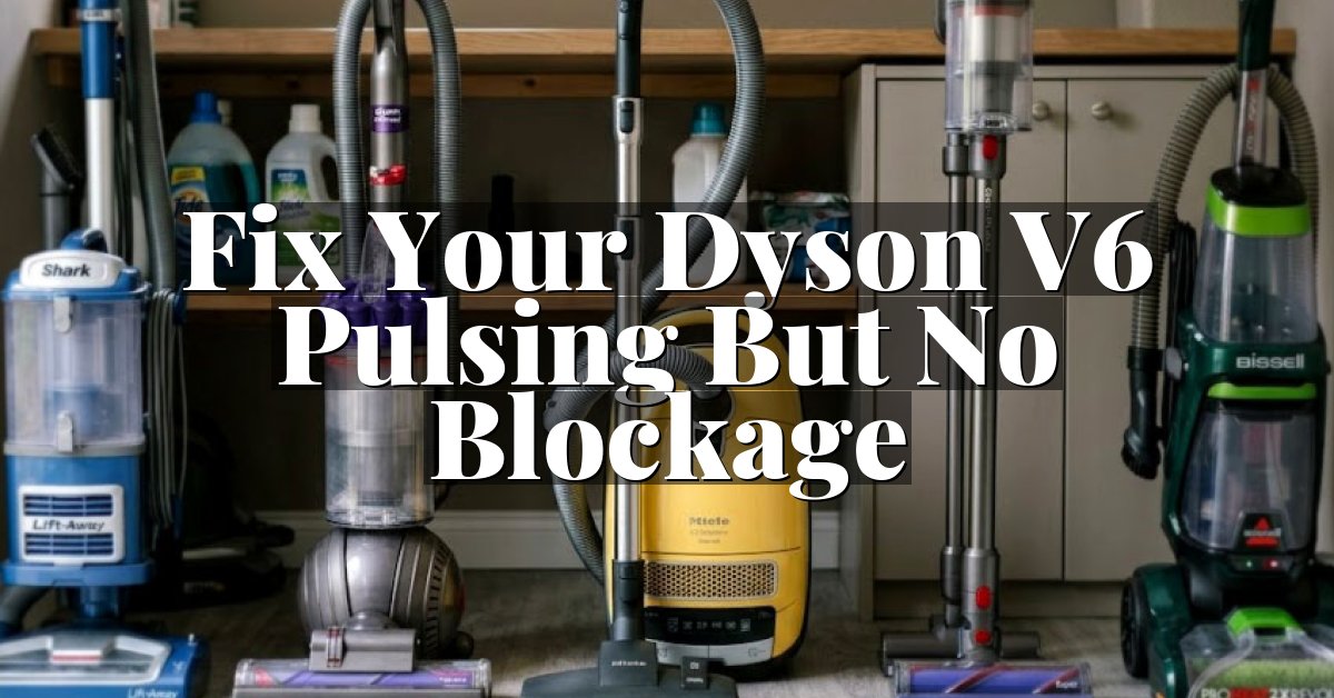 Fix Your Dyson V6 Pulsing But No Blockage