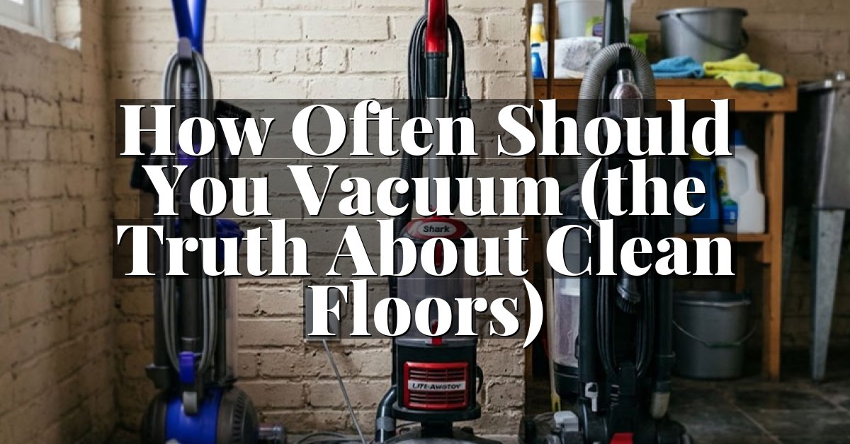 How Often Should You Vacuum (the Truth About Clean Floors)