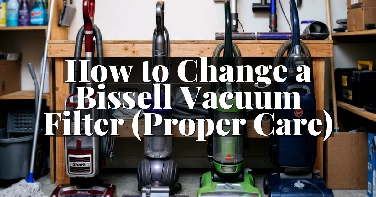 How to Change a Bissell Vacuum Filter (Proper Care)