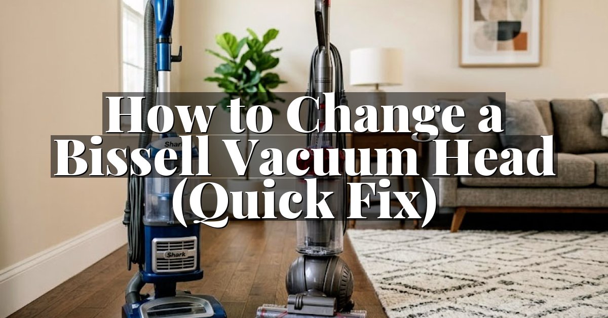 How to Change a Bissell Vacuum Head (Quick Fix)