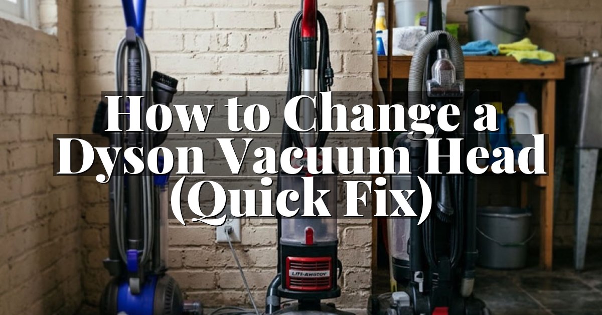 How to Change a Dyson Vacuum Head (Quick Fix)