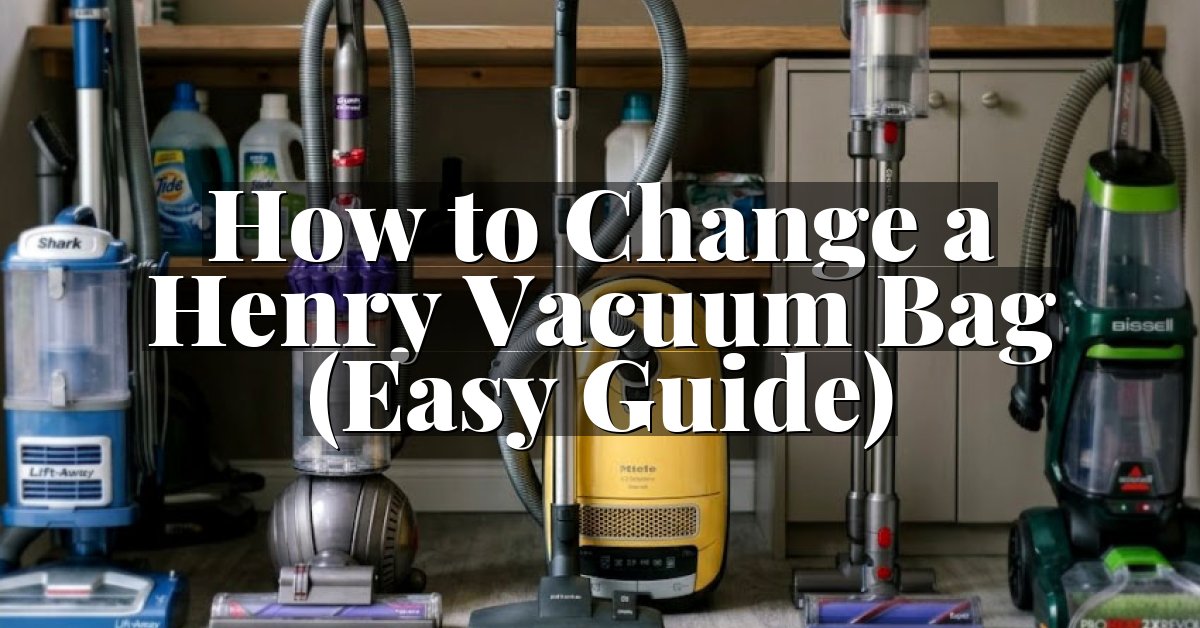 How to Change a Henry Vacuum Bag (Easy Guide)