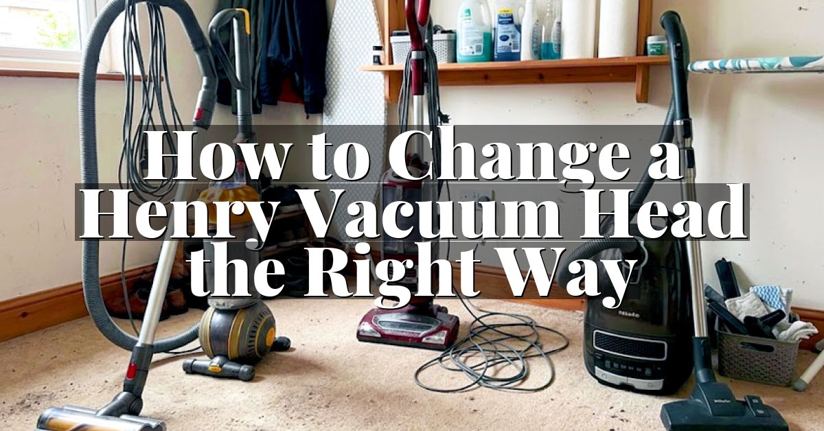 How to Change a Henry Vacuum Head the Right Way