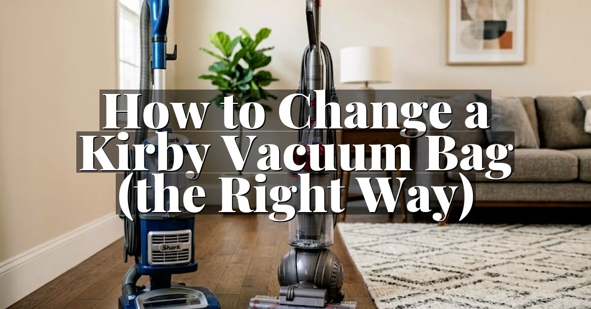 How to Change a Kirby Vacuum Bag (the Right Way)