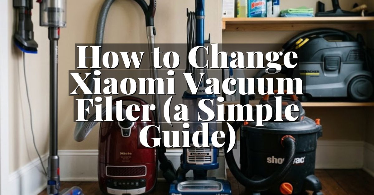How to Change Xiaomi Vacuum Filter (a Simple Guide)