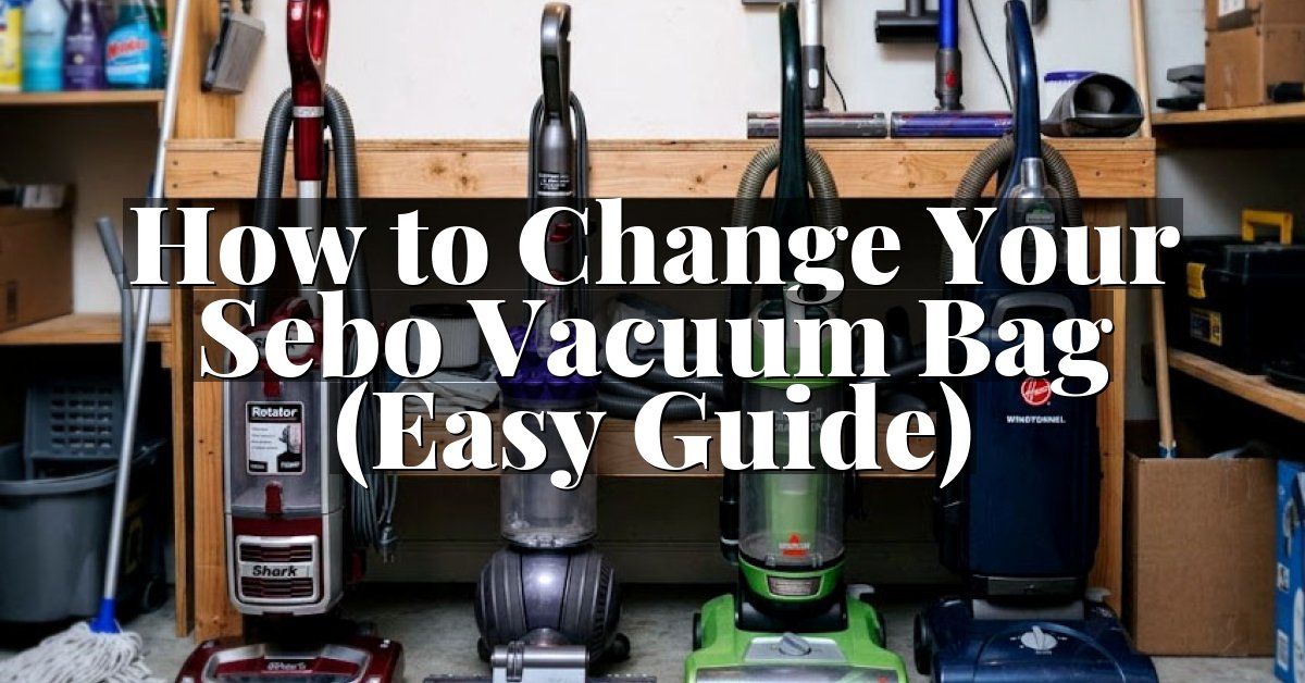 How to Change Your Sebo Vacuum Bag (Easy Guide)