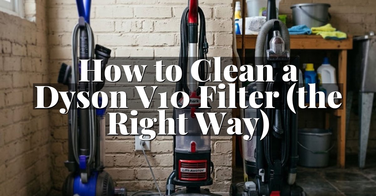 How to Clean a Dyson V10 Filter (the Right Way)