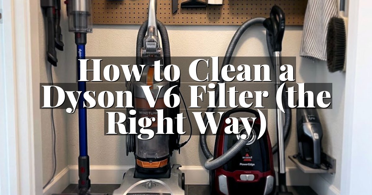 How to Clean a Dyson V6 Filter (the Right Way)