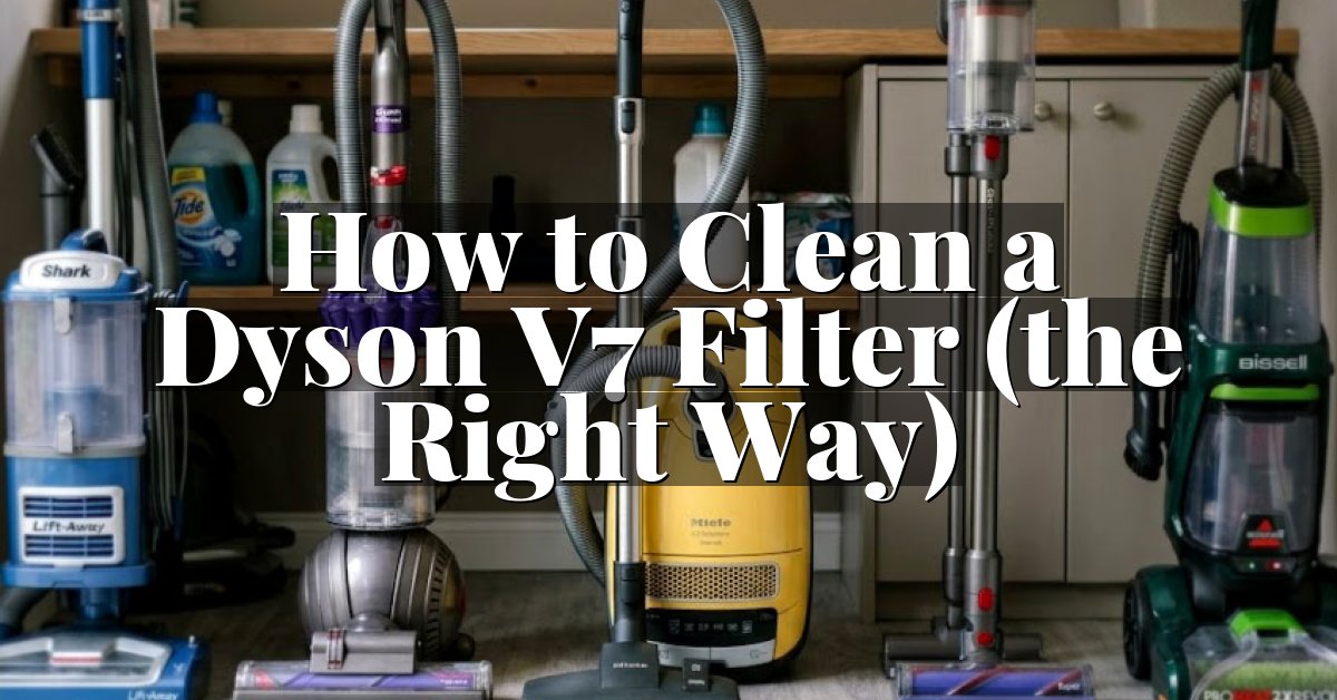 How to Clean a Dyson V7 Filter (the Right Way)