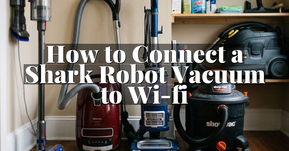 How to Connect a Shark Robot Vacuum to Wi-fi