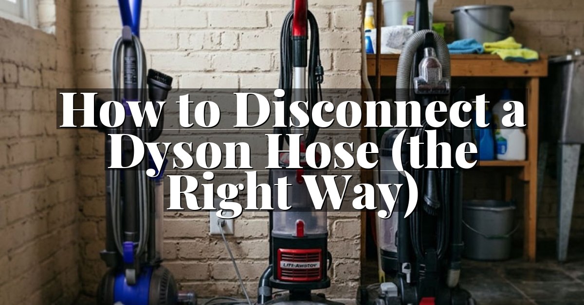 How to Disconnect a Dyson Hose (the Right Way)