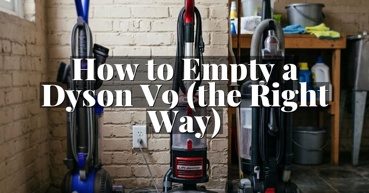 How to Empty a Dyson V9 (the Right Way)