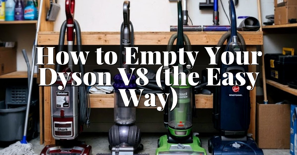 How to Empty Your Dyson V8 (the Easy Way)