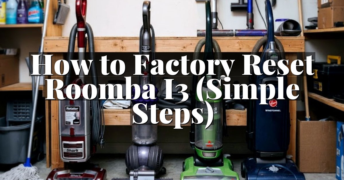How to Factory Reset Roomba I3 (Simple Steps)
