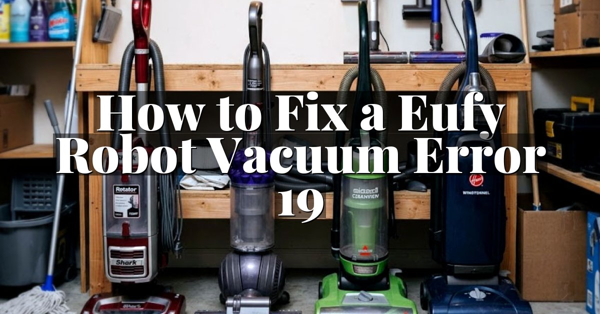 How to Fix a Eufy Robot Vacuum Error 19