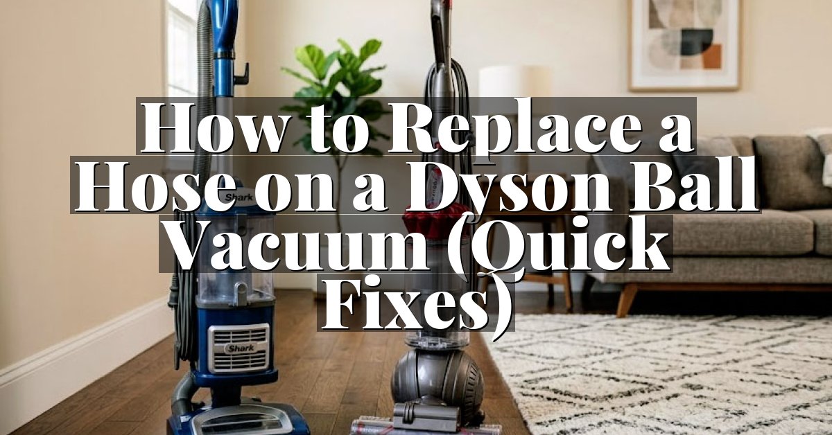 How to Replace a Hose on a Dyson Ball Vacuum (Quick Fixes)