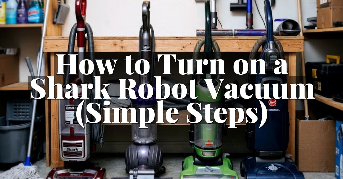 How to Turn on a Shark Robot Vacuum (Simple Steps)