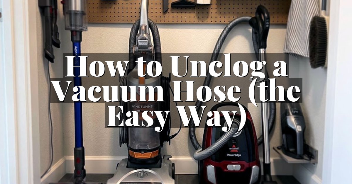 How to Unclog a Vacuum Hose (the Easy Way)