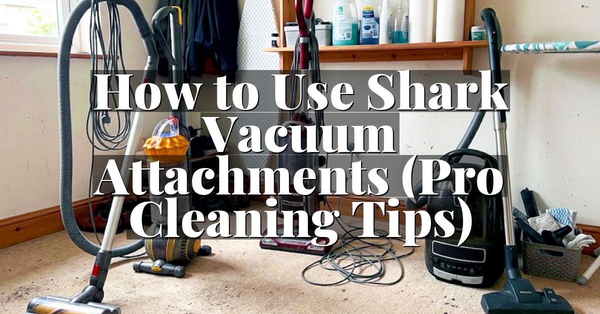 How to Use Shark Vacuum Attachments (Pro Cleaning Tips)