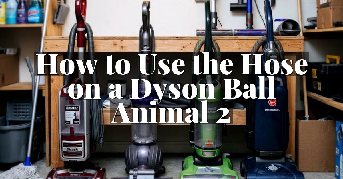 How to Use the Hose on a Dyson Ball Animal 2