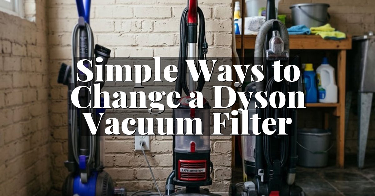 Simple Ways to Change a Dyson Vacuum Filter