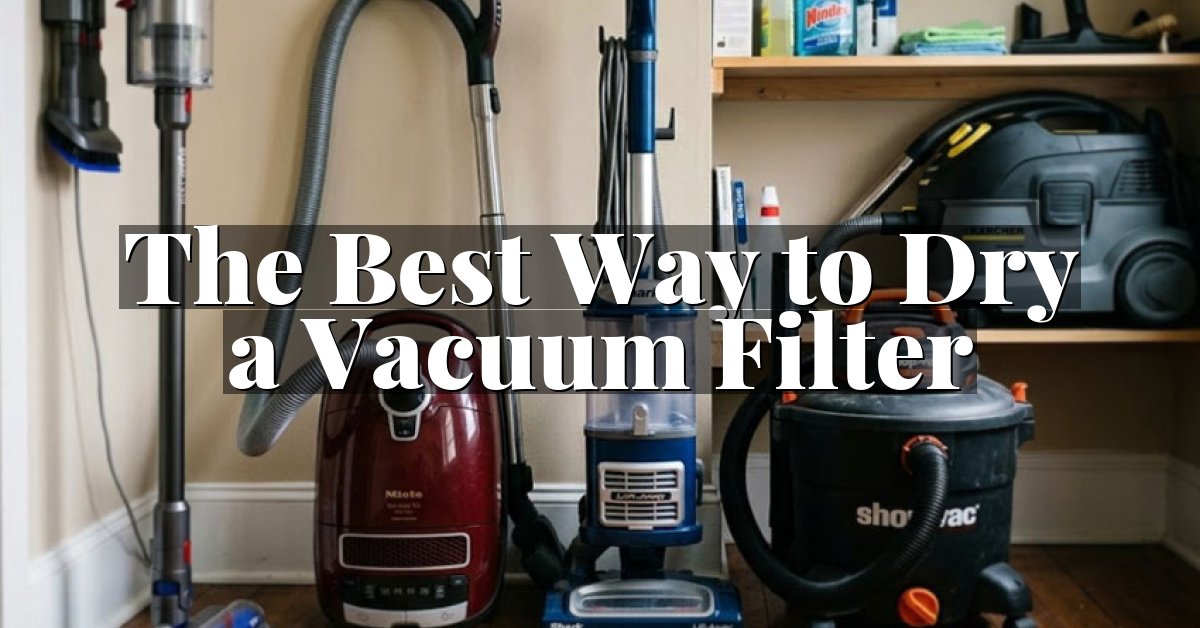 The Best Way to Dry a Vacuum Filter