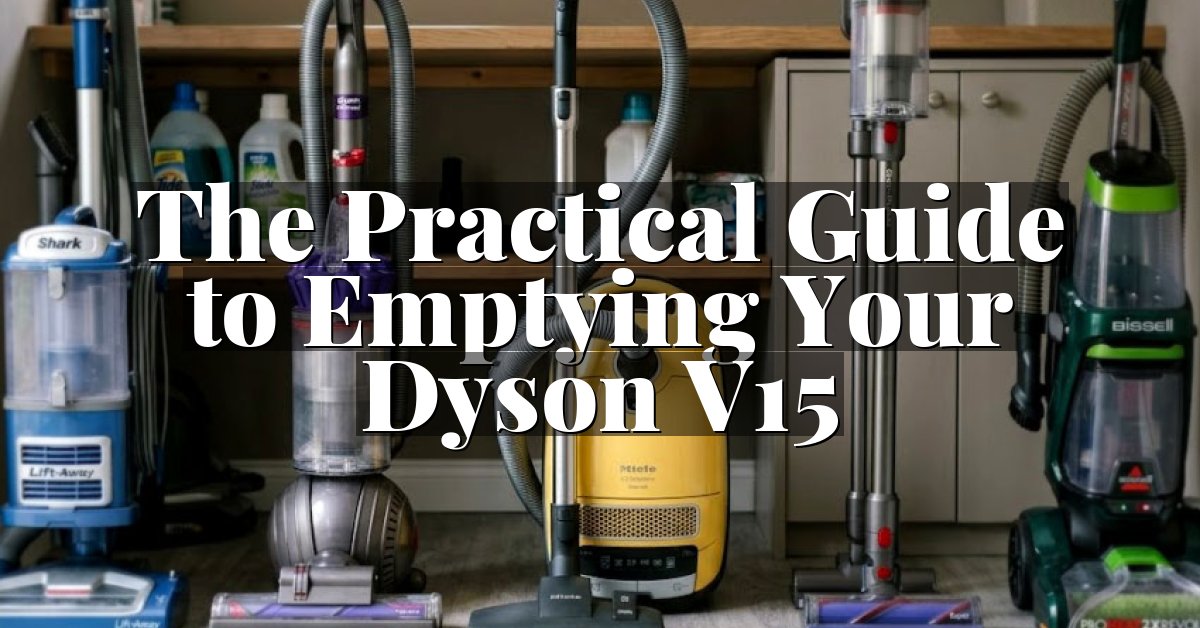 The Practical Guide to Emptying Your Dyson V15