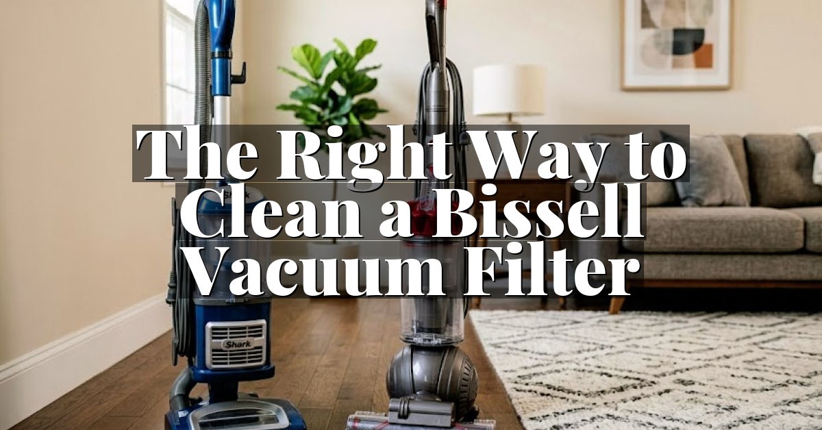 The Right Way to Clean a Bissell Vacuum Filter