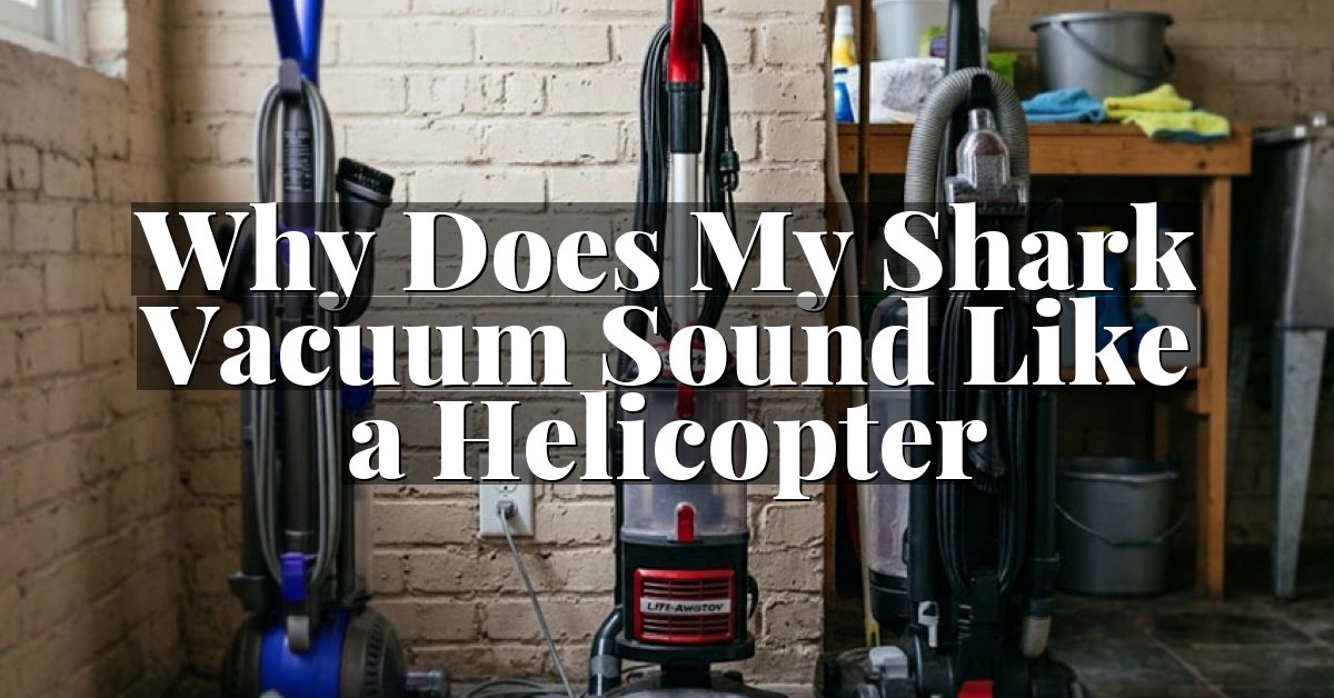 Why Does My Shark Vacuum Sound Like a Helicopter