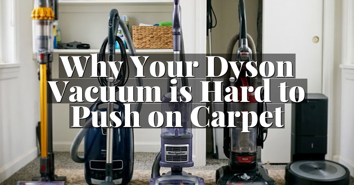 Why Your Dyson Vacuum is Hard to Push on Carpet