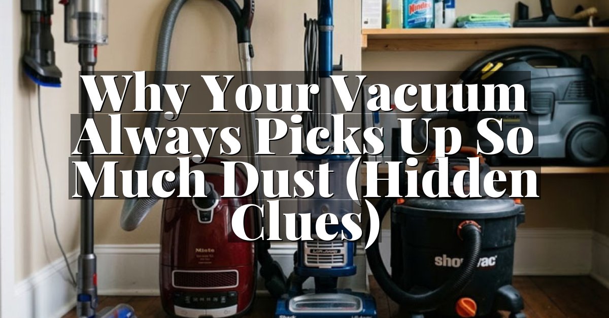Why Your Vacuum Always Picks Up So Much Dust (Hidden Clues)
