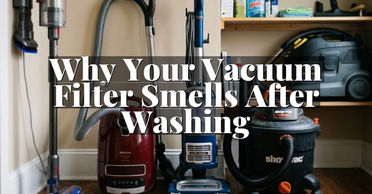 Why Your Vacuum Filter Smells After Washing