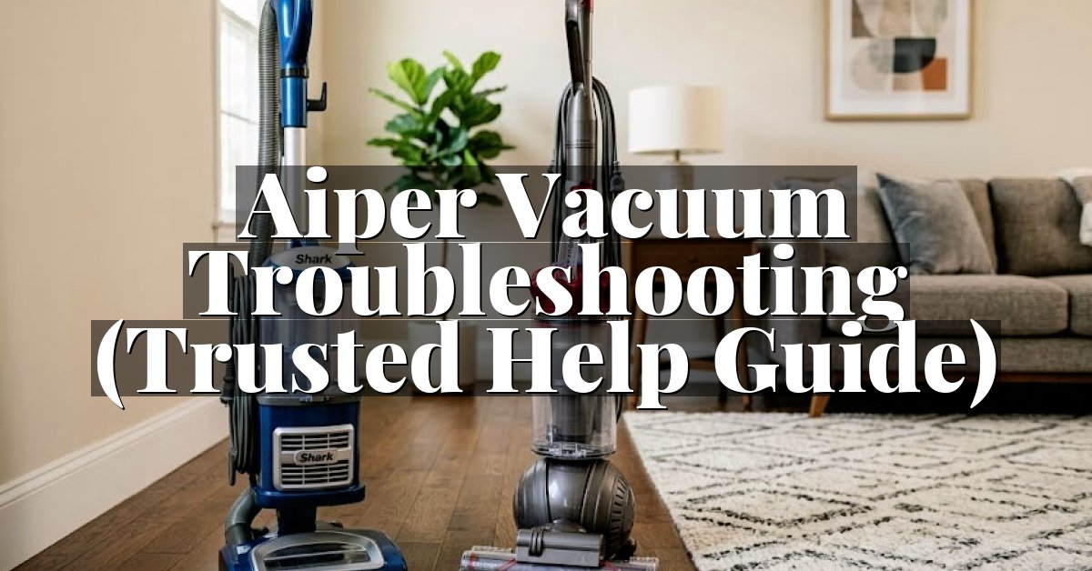 Aiper Vacuum Troubleshooting (Trusted Help Guide)