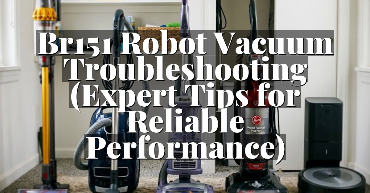 Br151 Robot Vacuum Troubleshooting (Expert Tips for Reliable Performance)