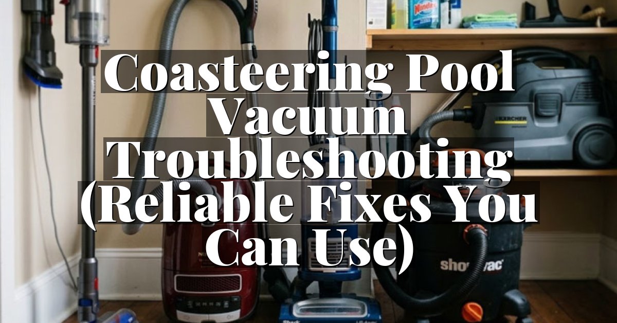 Coasteering Pool Vacuum Troubleshooting (Reliable Fixes You Can Use)