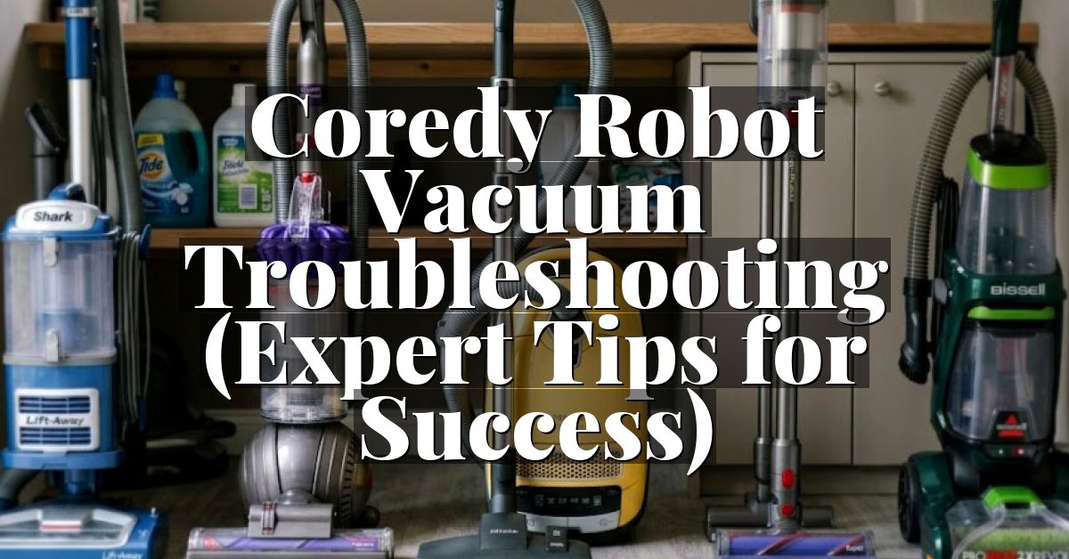 Coredy Robot Vacuum Troubleshooting (Expert Tips for Success)
