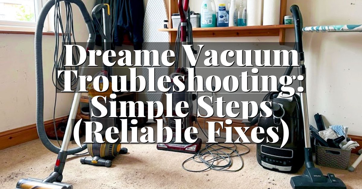 Dreame Vacuum Troubleshooting: Simple Steps (Reliable Fixes)