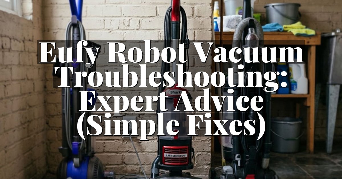 Eufy Robot Vacuum Troubleshooting: Expert Advice (Simple Fixes)
