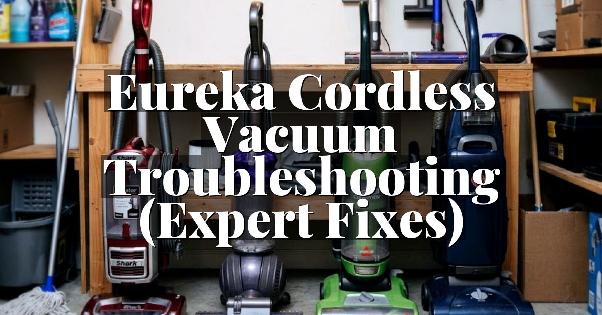 Eureka Cordless Vacuum Troubleshooting (Expert Fixes)