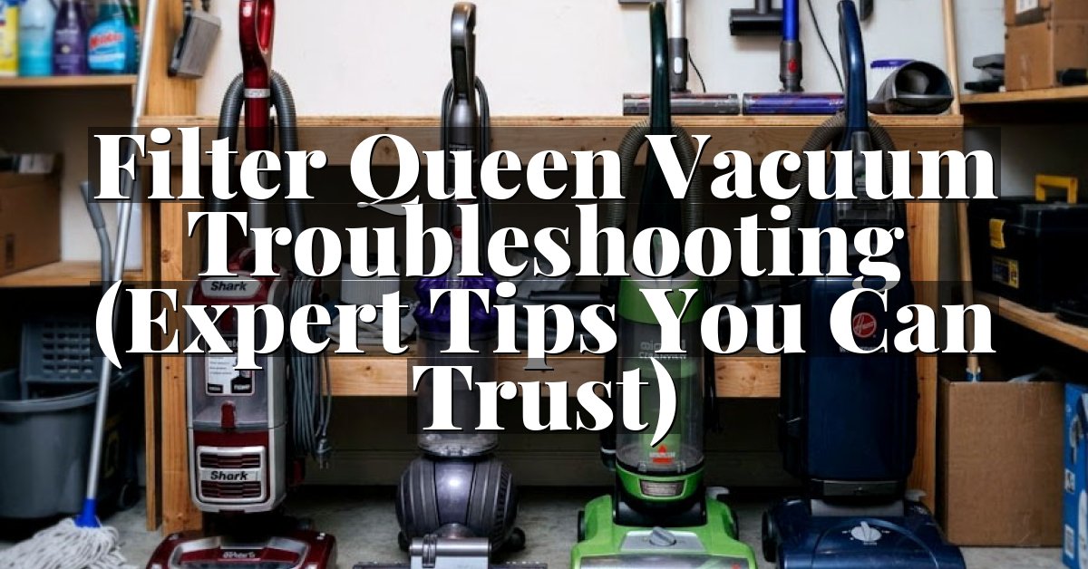 Filter Queen Vacuum Troubleshooting (Expert Tips You Can Trust)