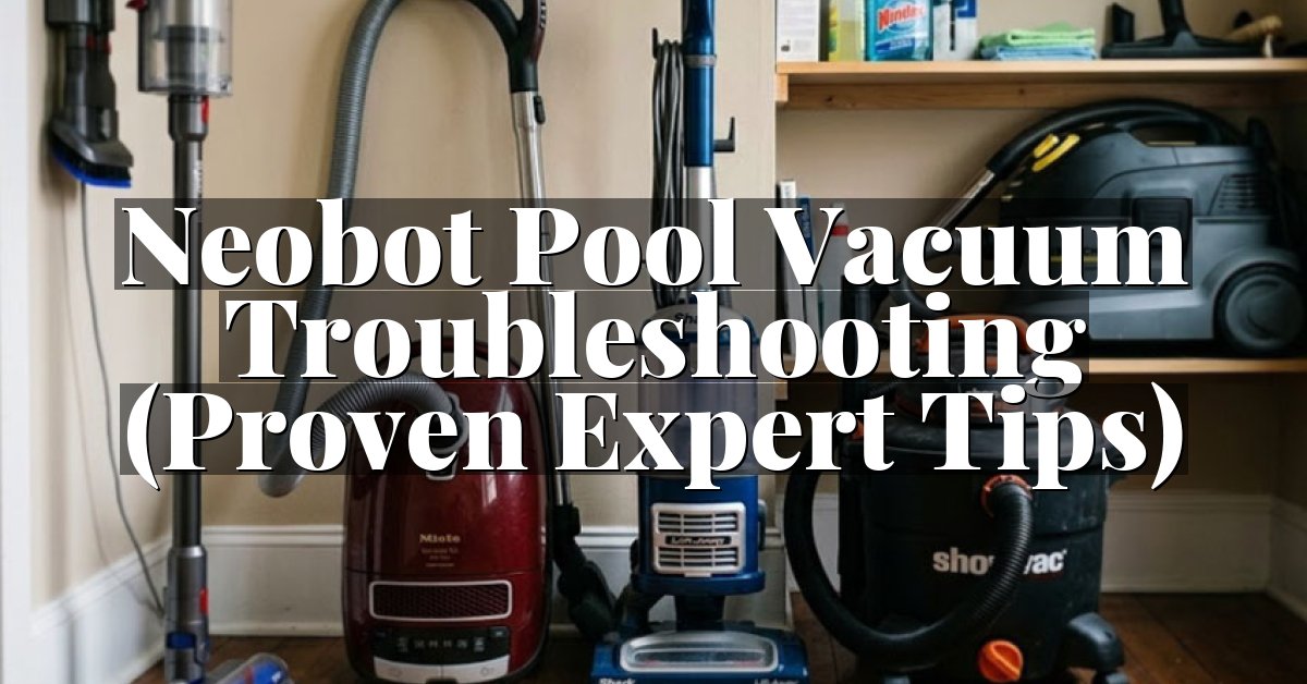Neobot Pool Vacuum Troubleshooting (Proven Expert Tips)