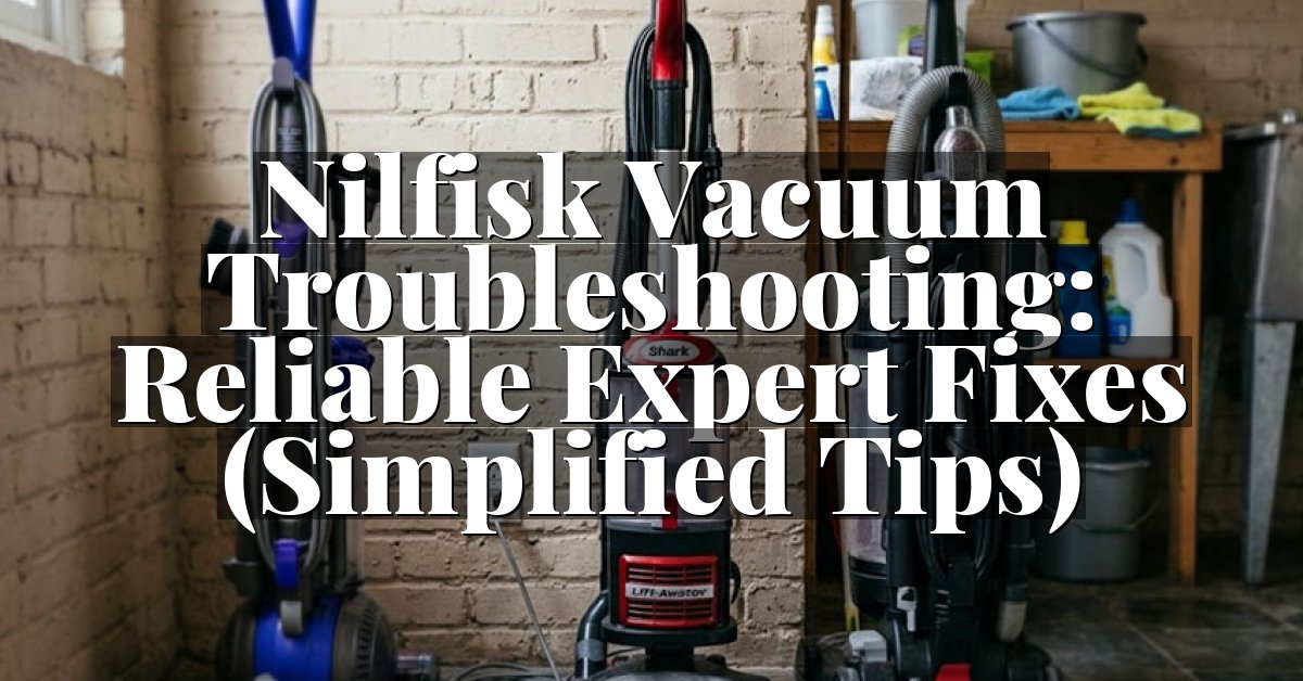 Nilfisk Vacuum Troubleshooting: Reliable Expert Fixes (Simplified Tips)