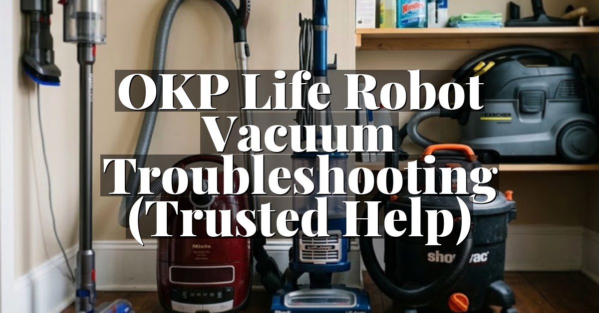 OKP Life Robot Vacuum Troubleshooting (Trusted Help)