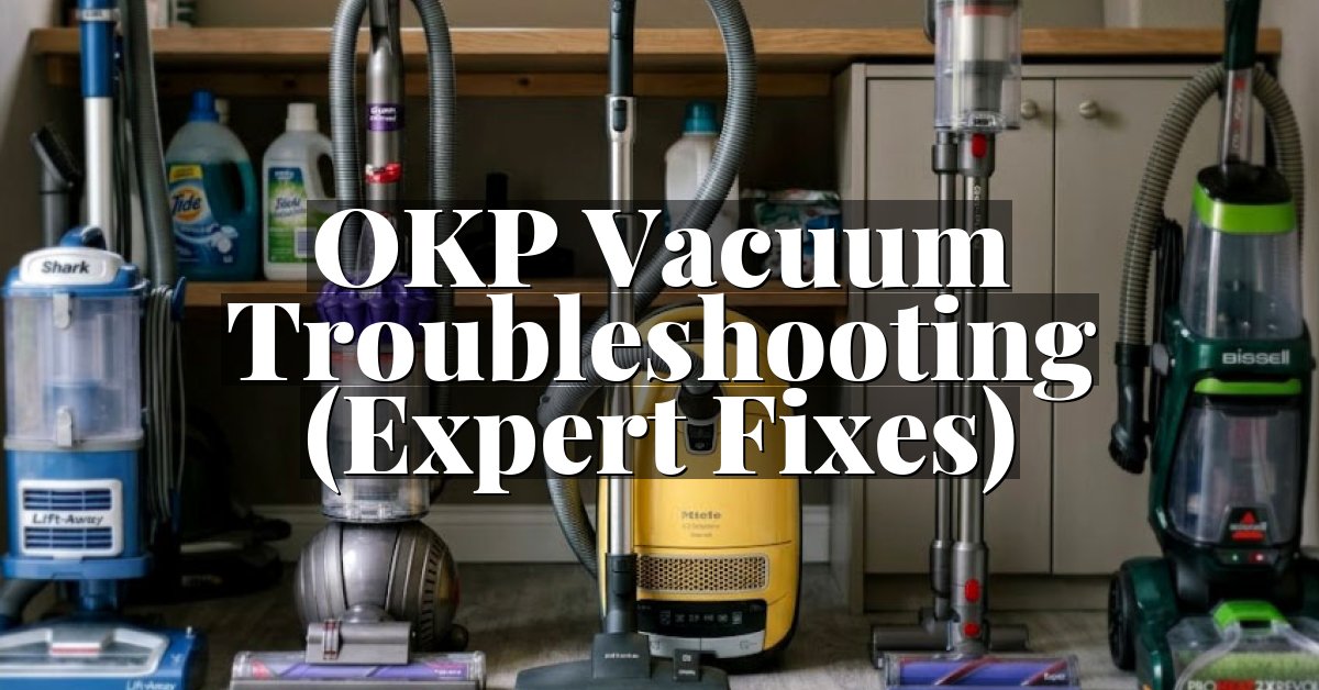 OKP Vacuum Troubleshooting (Expert Fixes)
