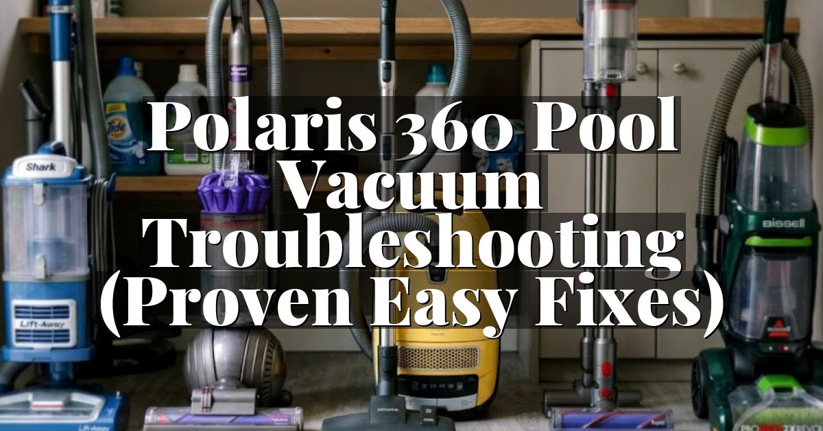 Polaris 360 Pool Vacuum Troubleshooting (Proven Easy Fixes)