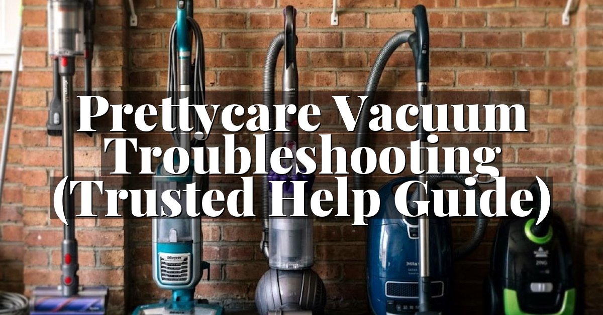 Prettycare Vacuum Troubleshooting (Trusted Help Guide)