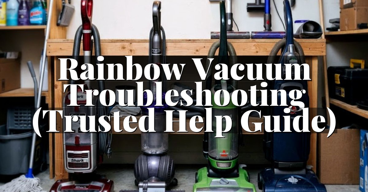 Rainbow Vacuum Troubleshooting (Trusted Help Guide)