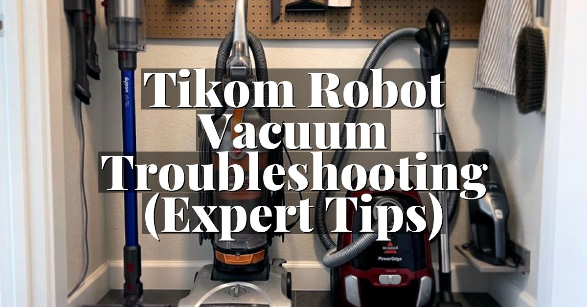 Tikom Robot Vacuum Troubleshooting (Expert Tips)