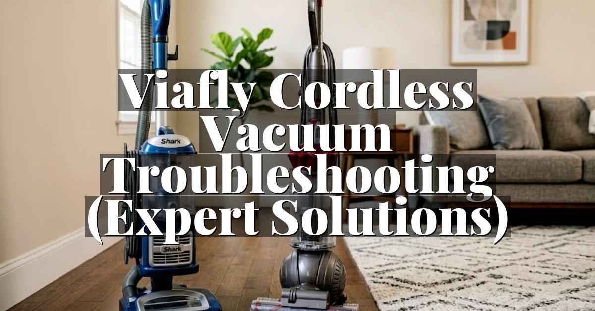 Viafly Cordless Vacuum Troubleshooting (Expert Solutions)